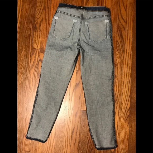 Hudson Zoey High Rise Red Tuxedo stripes Jeans 27 - Picture 5 of 16